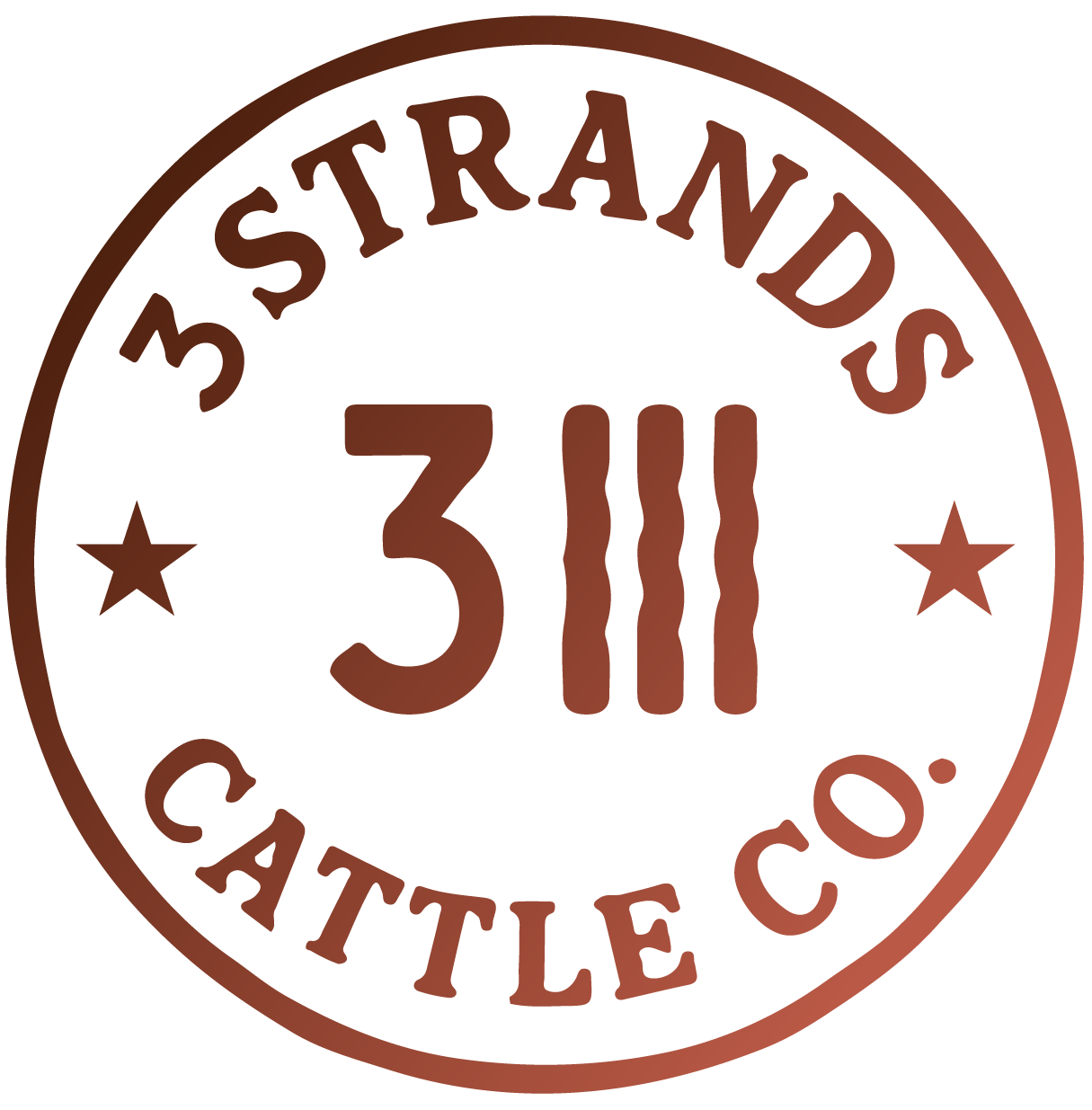 3 Strands Cattle Co. logo